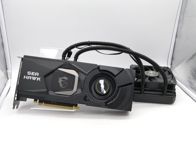 【中古】MSI GeForce RTX 2080 Ti SEA HAWK X RTX2080Ti/11GB(GDDR6)/PCI-E/簡易水冷モデル【秋葉2号】保証期間１週間