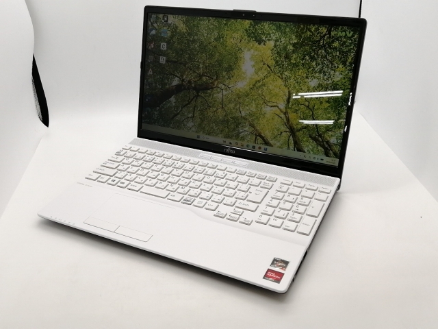 【中古】Fujitsu LIFEBOOK AH AH50/F1 FMVA50F1W プレミアムホワイト【秋葉2号】保証期間１ヶ月【ランクB】