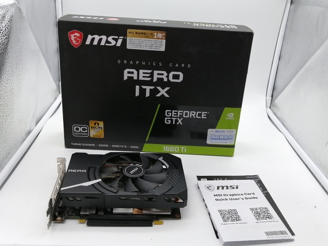 MSI GeForce GTX 1660 Ti AERO ITX 6G OC（GeForce GTX 1660 Ti