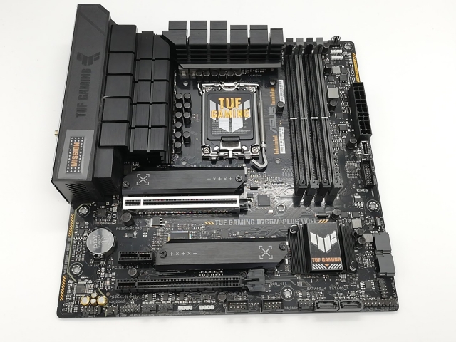 【中古】ASUS TUF GAMING B760M-PLUS WIFI B760(DDR5)/LGA1700/MicroATX【秋葉2号】保証期間１週間