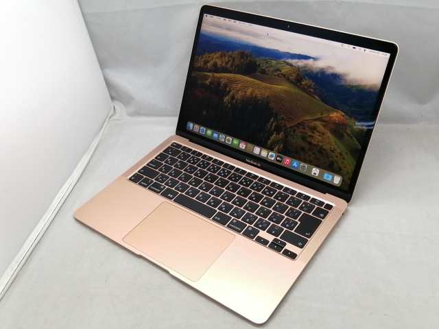 【中古】Apple MacBook Air 13インチ M1(CPU:8C/GPU:7C) 8GB/256GB ゴールド MGND3J/A (M1・2020)【秋葉2号】保証期間１ヶ月【ランクB】