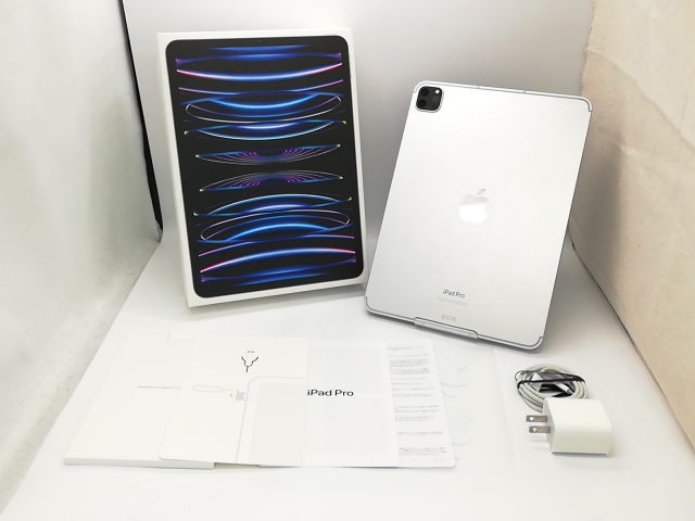 【中古】Apple docomo 【SIMフリー】 11インチ iPad Pro（第4世代/2022） 256GB シルバー MNYF3J/A【秋葉4号】保証期間１ヶ月【ランクC】_7