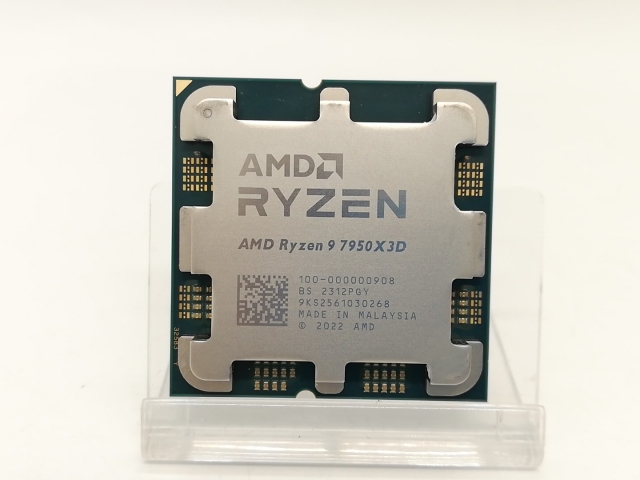 【中古】AMD Ryzen 9 7950X3D (4.2GHz/TC:5.7GHz) BOX AM5/16C/32T/L3 128MB/Radeon Graphics/TDP 120W【秋葉4号】保証期間１週間_2