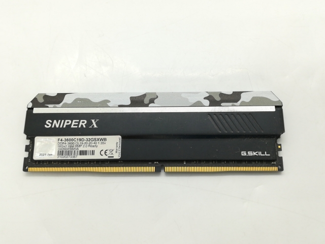 【中古】DDR4 16GB PC4-28800(DDR4-3600)【デスクトップPC用】【秋葉4号】保証期間１週間