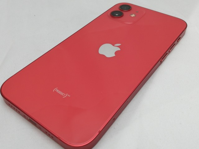 【中古】Apple SoftBank 【SIMロック解除済み】 iPhone 12 128GB (PRODUCT)RED MGHW3J/A【神保町】保証期間１ヶ月【ランクA】