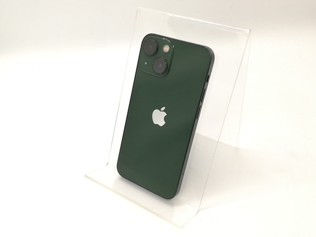 【中古】Apple 国内版 【SIMフリー】 iPhone 13 mini 128GB グリーン MNFC3J/A【秋葉4号】保証期間１ヶ月【ランクB】