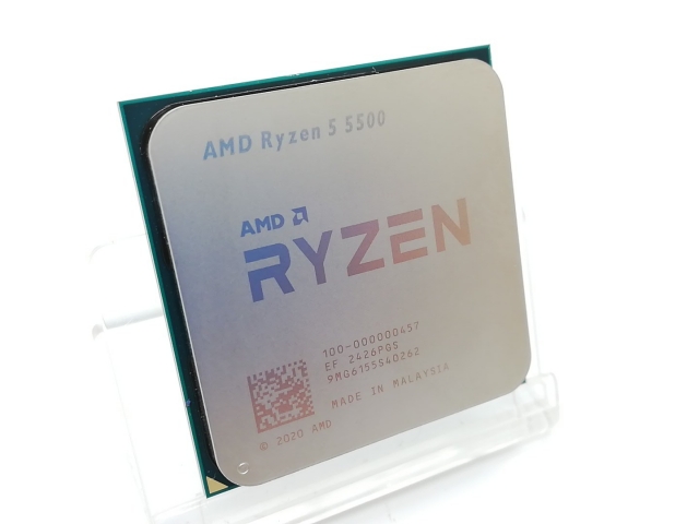 AMD Ryzen 5 5500 CPU 2020年製 Amazon.com: AMD Ryzen 5 5500 6-Core, 12-Thread Unlocked Desktop