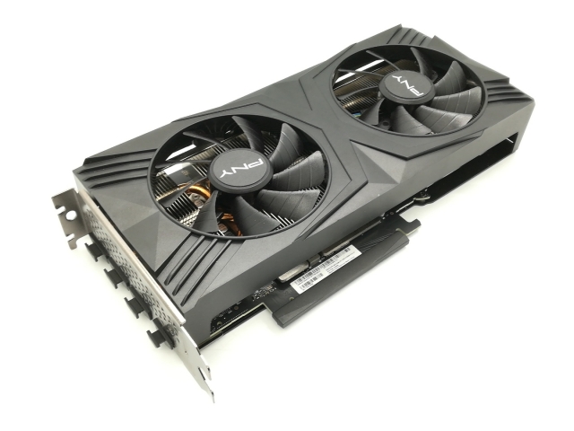 【中古】PNY GeForce RTX 4070 SUPER 12GB VERTO OC デュアルファン VCG4070S12DFXPB1-O RTX4070S/12G【秋葉4号】保証期間１週間