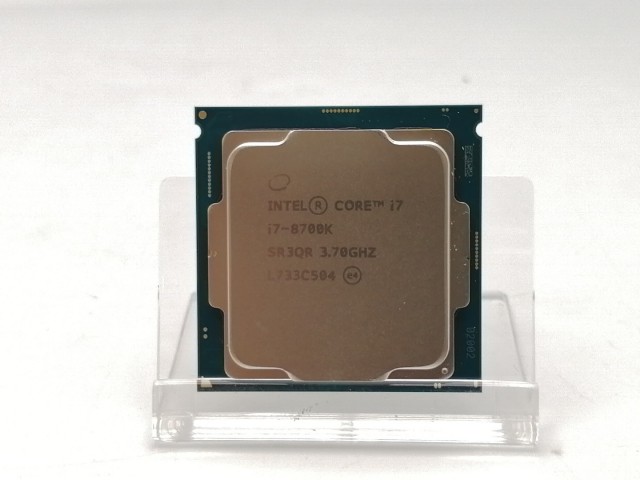 中古】Intel Core i7-8700K (3.7GHz/TB:4.7GHz) BOX LGA1151/6C