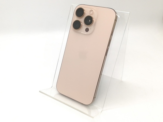 【中古】Apple docomo 【SIMフリー】 iPhone 16 Pro 128GB デザートチタニウム MYMX3J/A【柏】保証期間１ヶ月【ランクA】