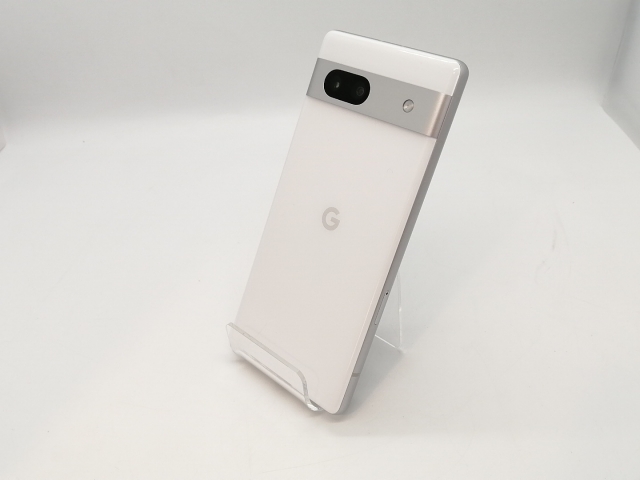 【中古】Google au 【SIMフリー】 Pixel 7a スノー 8GB 128GB G82U8【高崎モントレー】保証期間１ヶ月【ランクA】