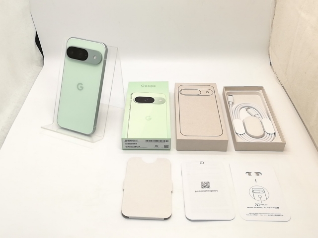 【中古】Google 国内版 【SIMフリー】 Pixel 9 ウインターグリーン 12GB 128GB G1B60【秋葉本店】保証期間１ヶ月【ランクA】