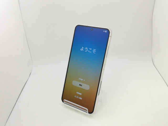 中古】SAMSUNG au 【SIMフリー】 Galaxy S23 クリーム 8GB 256GB SCG19 