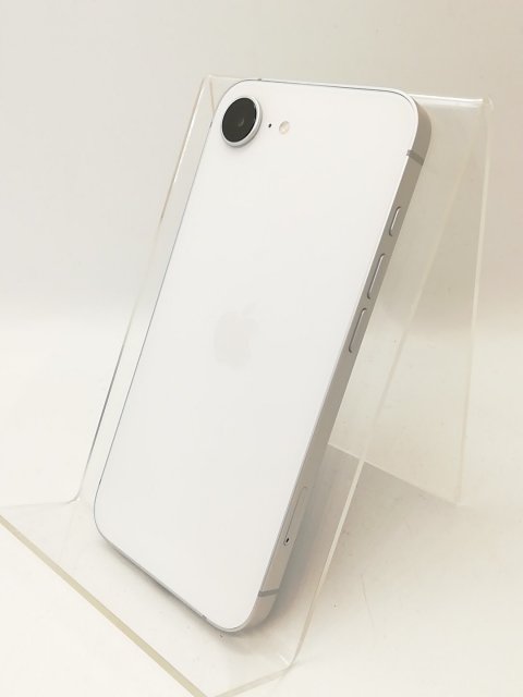 【中古】Apple 楽天モバイル 【SIMフリー】 iPhone 16e 128GB ホワイト MD1R4J/A【秋葉本店】保証期間１ヶ月【ランクA】