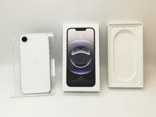 【中古】Apple 楽天モバイル 【SIMフリー】 iPhone 16e 128GB ホワイト MD1R4J/A【秋葉本店】保証期間１ヶ月【ランクA】_7