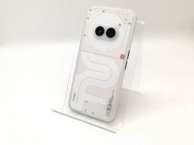 【中古】NOTHING 国内版 【SIMフリー】 Nothing Phone (2a) 8GB 128GB ミルク【秋葉4号】保証期間１ヶ月【ランクB】