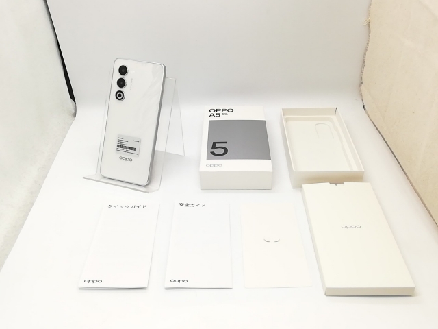 【中古】Oppo au 【SIMフリー】 OPPO A5 5G 4GB 128GB ホワイト OPG06【DS秋葉】保証期間１ヶ月【ランクA】_7