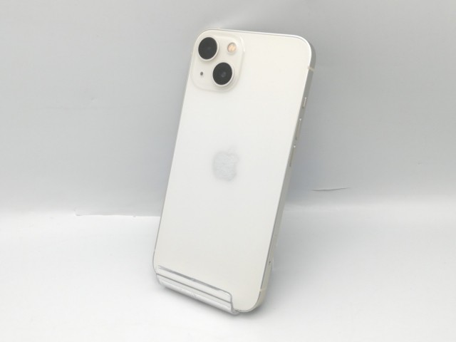 【中古】Apple docomo 【SIMフリー】 iPhone 13 128GB スターライト MLND3J/A【秋葉4号】保証期間１ヶ月【ランクA】