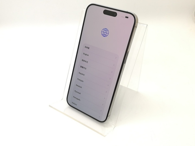 【中古】Apple 国内版 【SIMフリー】 iPhone 15 Pro Max 256GB ナチュラルチタニウム MU6R3J/A【秋葉4号】保証期間１ヶ月【ランクA】