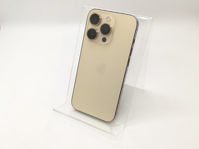 中古】Apple docomo 【SIMフリー】 iPhone 14 Pro 128GB ゴールド 