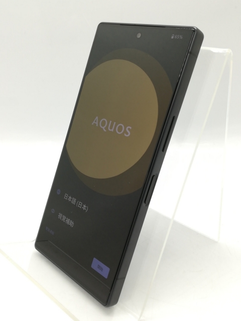 中古】SHARP 国内版 【SIMフリー】 AQUOS R10 チャコールブラック 12GB