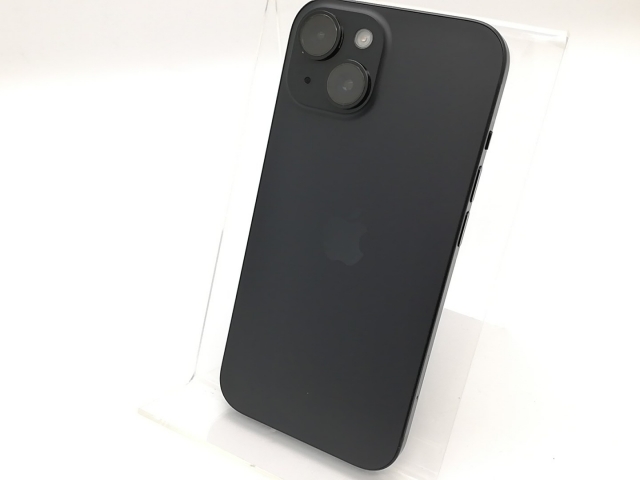 【中古】Apple 国内版 【SIMフリー】 iPhone 15 128GB ブラック MTMH3J/A【新橋】保証期間１ヶ月【ランクB】