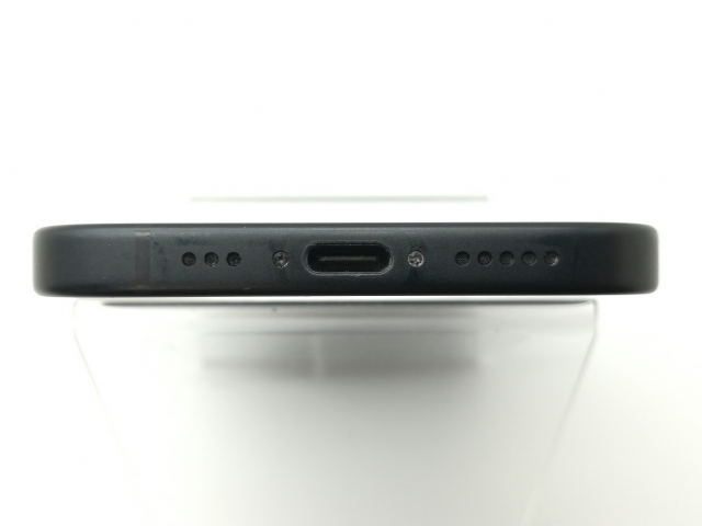 【中古】Apple 国内版 【SIMフリー】 iPhone 15 128GB ブラック MTMH3J/A【新橋】保証期間１ヶ月【ランクB】