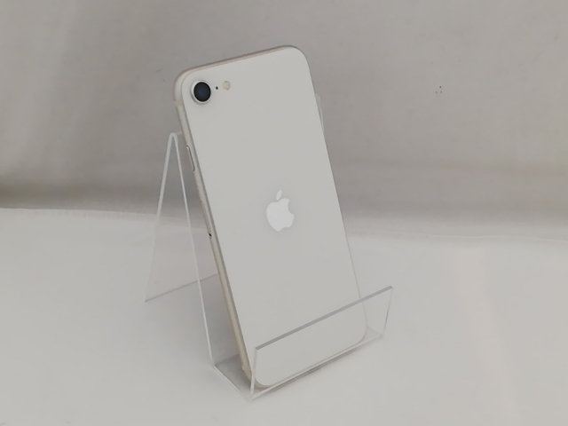 【中古】Apple au 【SIMフリー】 iPhone SE（第3世代） 64GB スターライト MMYD3J/A【秋葉3号】保証期間１ヶ月【ランクB】
