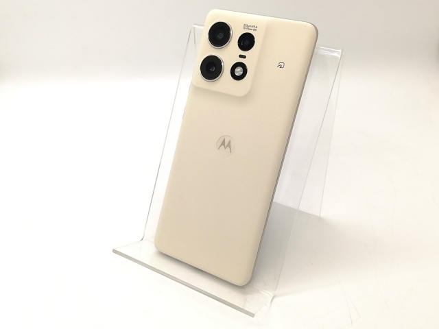 【中古】MOTOROLA SoftBank 【SIMフリー】 motorola edge 50s pro バニラクリーム 8GB 256GB A402MO【秋葉4号】保証期間１ヶ月【ランクB】