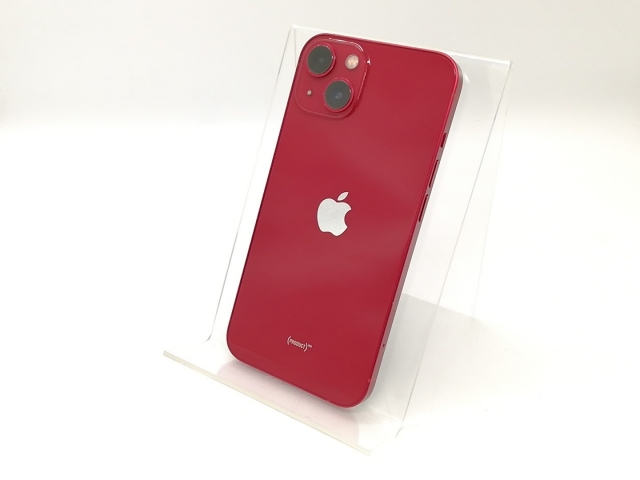 【中古】Apple docomo 【SIMフリー】 iPhone 13 256GB (PRODUCT)RED MLNL3J/A【秋葉4号】保証期間１ヶ月【ランクC】