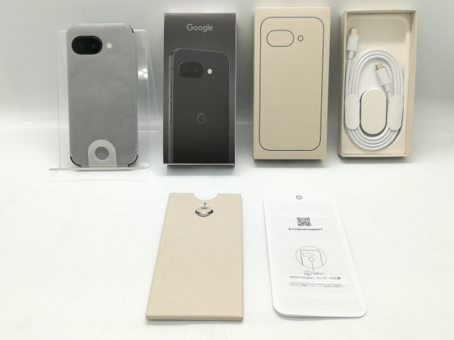 【未使用】Google UQmobile 【SIMフリー】 Pixel 9a オブシディアン 8GB 128GB【秋葉3号】保証期間３ヶ月_5