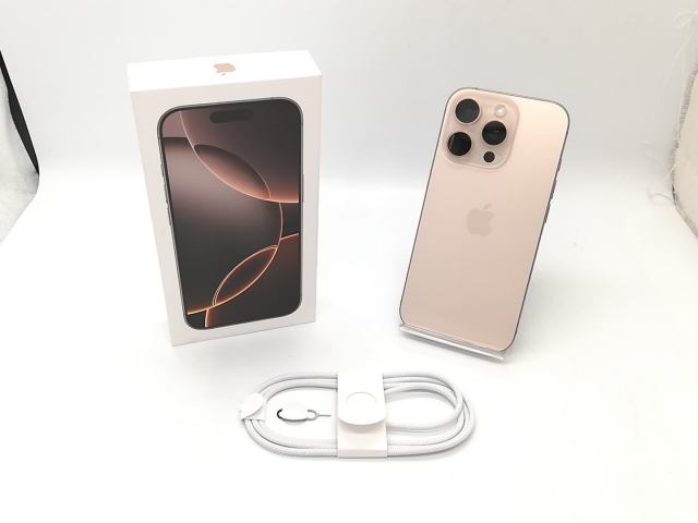 中古】Apple 国内版 【SIMフリー】 iPhone 16 Pro 256GB デザート 