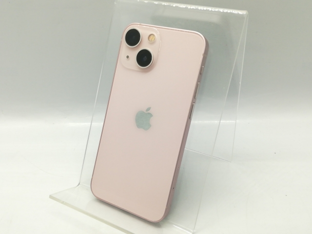 【中古】Apple au 【SIMフリー】 iPhone 13 mini 512GB ピンク MLJU3J/A【秋葉4号】保証期間１ヶ月【ランクC】