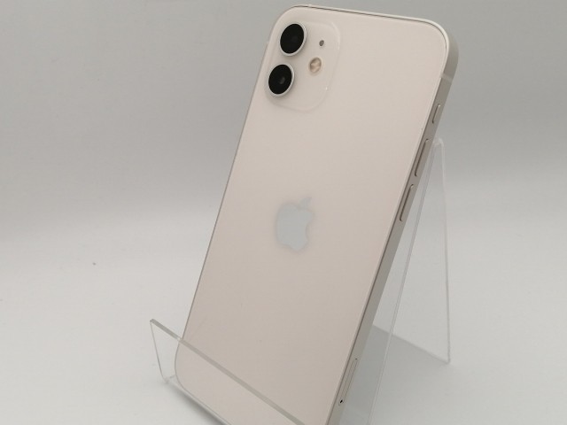 【中古】Apple au 【SIMロック解除済み】 iPhone 12 128GB ホワイト MGHV3J/A【神保町】保証期間１ヶ月【ランクC】