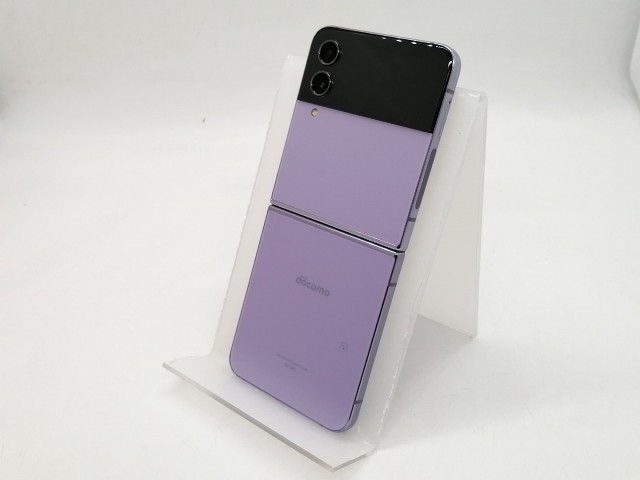 【中古】SAMSUNG docomo 【SIMフリー】 Galaxy Z Flip4 8GB 128GB SC-54C ボラパープル【秋葉4号】保証期間１ヶ月【ランクB】