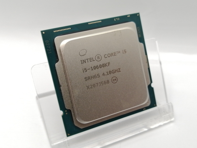 【中古】Intel Core i5-10600KF (4.1GHz/TB:4.8GHz) bulk LGA1200/6C/12T/L3 12M/No iGPU/TDP125W【秋葉4号】保証期間１週間の通販は