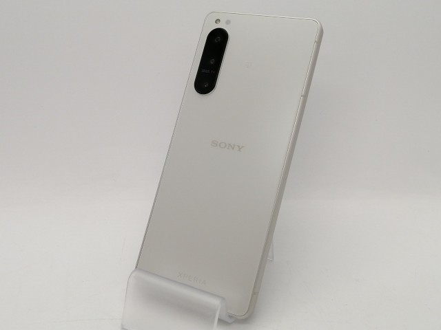 【中古】SONY au 【SIMフリー】 Xperia 5 IV 8GB 128GB SOG09 エクリュホワイト【川越クレアモール】保証期間１ヶ月【ランクB】