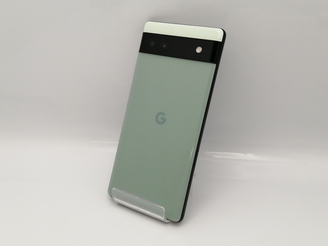 【中古】Google au 【SIMフリー】 Pixel 6a セージ 6GB 128GB GB17L【秋葉4号】保証期間１ヶ月【ランクC】の通販は