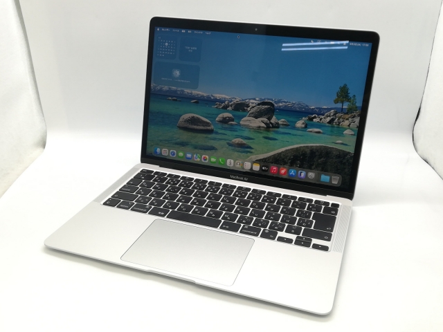 【中古】Apple MacBook Air 13インチ M1(CPU:8C/GPU:7C) 8GB/256GB シルバー MGN93J/A (M1・2020)【秋葉4号】保証期間１ヶ月【ランクB】