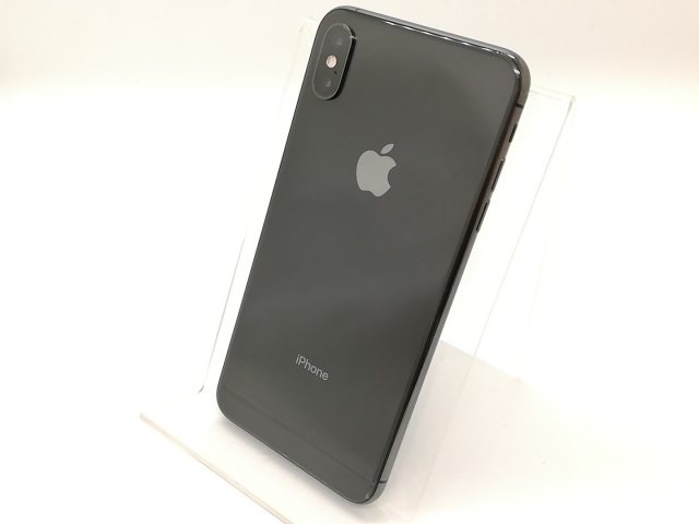 【中古】Apple 国内版 【SIMフリー】 iPhone XS Max 256GB スペースグレイ MT6U2J/A【秋葉4号】保証期間１ヶ月【ランクA】