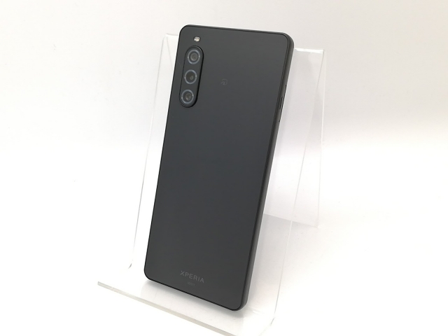 中古】SONY au 【SIMフリー】 Xperia 10 V ブラック 6GB 128GB SOG11