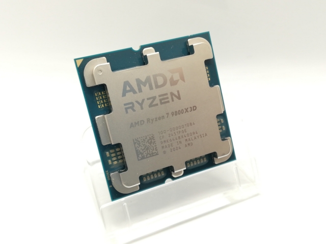 中古】AMD Ryzen 7 9800X3D (4.7GHz/TC:5.2GHz) bulk AM5/8C/16T