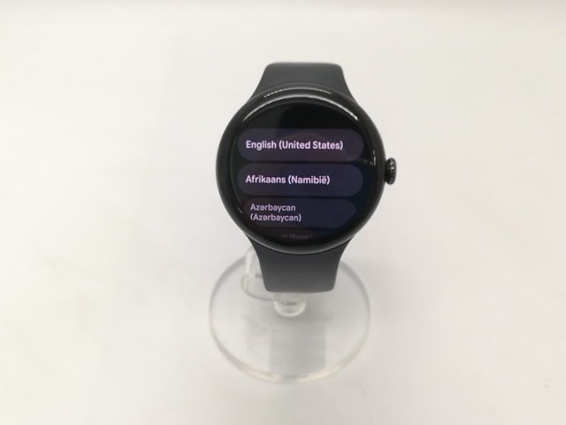【中古】Google Pixel Watch3 LTEモデル 45mm Matte Black アルミケース/Obsidian アクティブ バンド【秋葉4号】保証期間１ヶ月【ランクB】