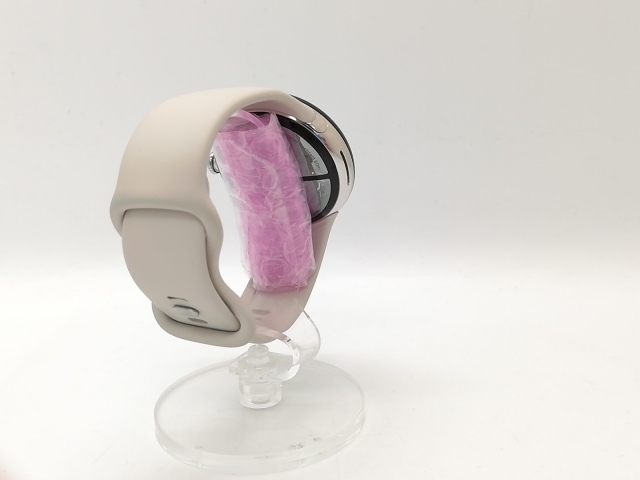 【中古】Google Pixel Watch3 Wi-Fiモデル 45mm Polished Silver アルミケース/Porcelain アクティブ バンド【秋葉4号】保証期間１ヶ月【ランクB】_1