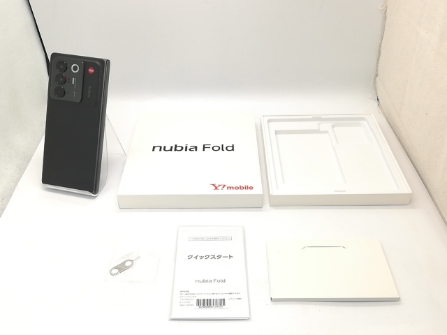 【中古】Nubia ymobile 【SIMフリー】 nubia Fold 12GB 256GB ブラック A502ZT【秋葉4号】保証期間１ヶ月【ランクA】_7