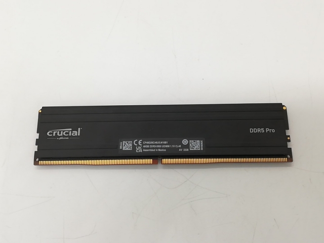 【中古】DDR5 48GB DDR5-5600(PC5-44800)【デスクトップPC用】【秋葉4号】保証期間１週間