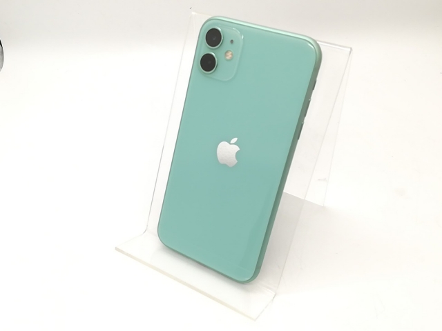 中古Apple au SIMロック解除済み iPhone 11 128GB グリーン