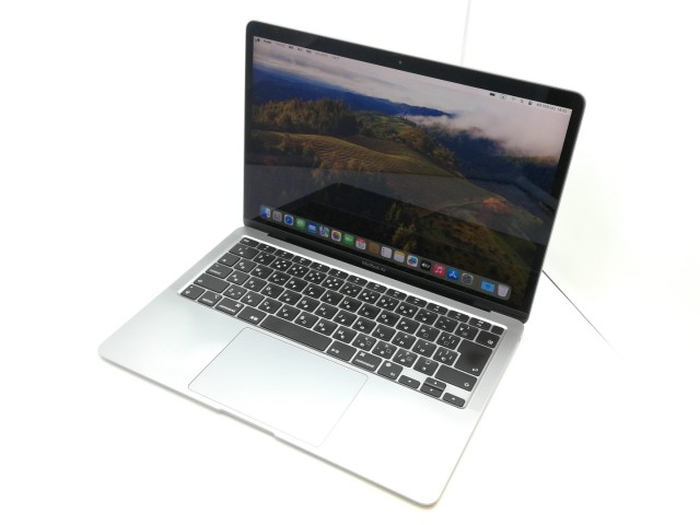 【中古】Apple MacBook Air 13インチ M1(CPU:8C/GPU:8C) 8GB/512GB スペースグレイ MGN73J/A (M1・2020)【秋葉5号】保証期間１ヶ月【ラン