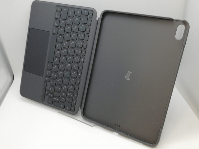 【中古】Logicool COMBO TOUCH iPad Air 11インチ(M2)用 iK1178GRA [オックスフォードグレー/日本語]【京都】保証期間１週間
