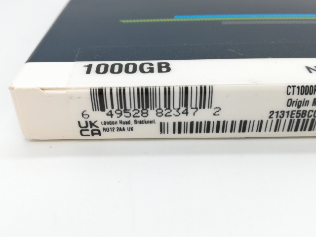 【中古】Crucial P2(CT1000P2SSD8JP) 1TB/M.2 2280(PCIe3.0 NVMe)/QLC【京都】保証期間１週間_3